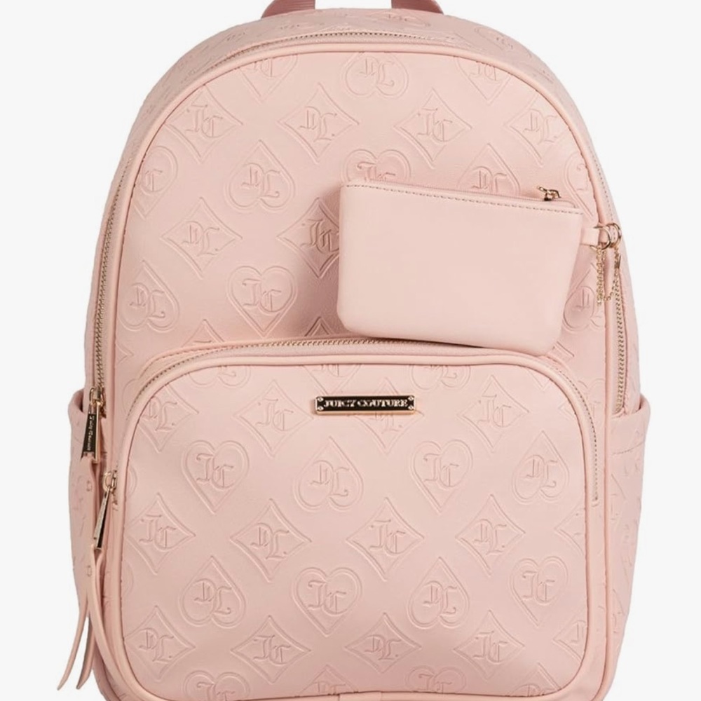 Juicy Couture Wordplay Backpack - Pink Clay
